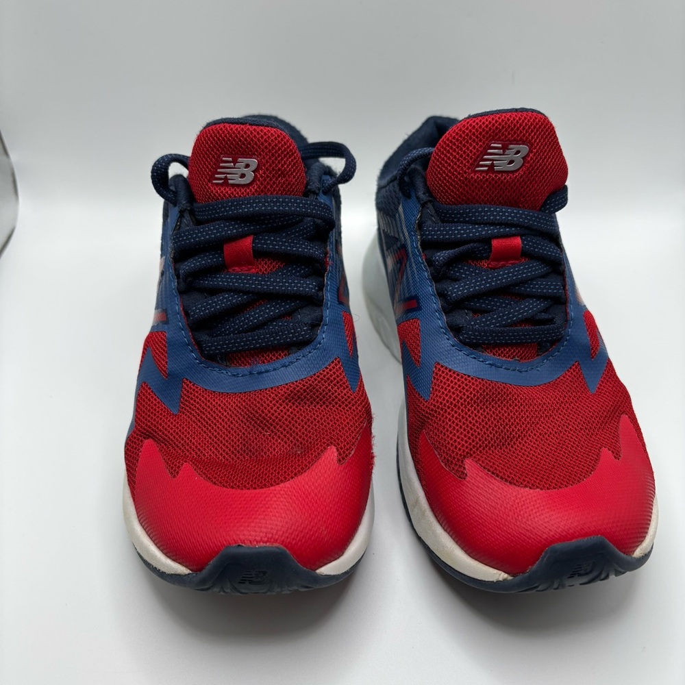 New Balance Kids' Vibrant Red and Navy Sneakers